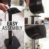 Sanus Height Adjustable Speaker Stands for Sonos Era 300 - 17" Height Adjustment Sonos Stand Includes Carpet Spikes & Rubber Pads - Easy DIY Install Comes w/All Hardware - Black Pair view 3