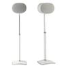 Sanus Height Adjustable Speaker Stands for Sonos Era 300 - 17" Height Adjustment Sonos Stand Includes Carpet Spikes & Rubber Pads - Easy DIY Install Comes w/All Hardware - White Pair view 1