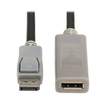 Tripp Lite 10 FT 4K DisplayPort Extension Cable with Active Repeater, Male-to-Female DP to DP, 4K@60Hz, Display Port 1.2, HDR Support Chroma 4:4:4 HDCP 2.2, Gold-Plated, 3-Year Warranty (P579-010-4K6)