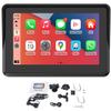 5 Inch IPS Touchscreen for Motorcycle,Compatible with Wireless Apple Carplay & Android Auto & Hicar for Motorbike,IPX7 Waterproof/Dual Bluetooth and 5G WiFi/FM/Sunlight-readable Display view 1