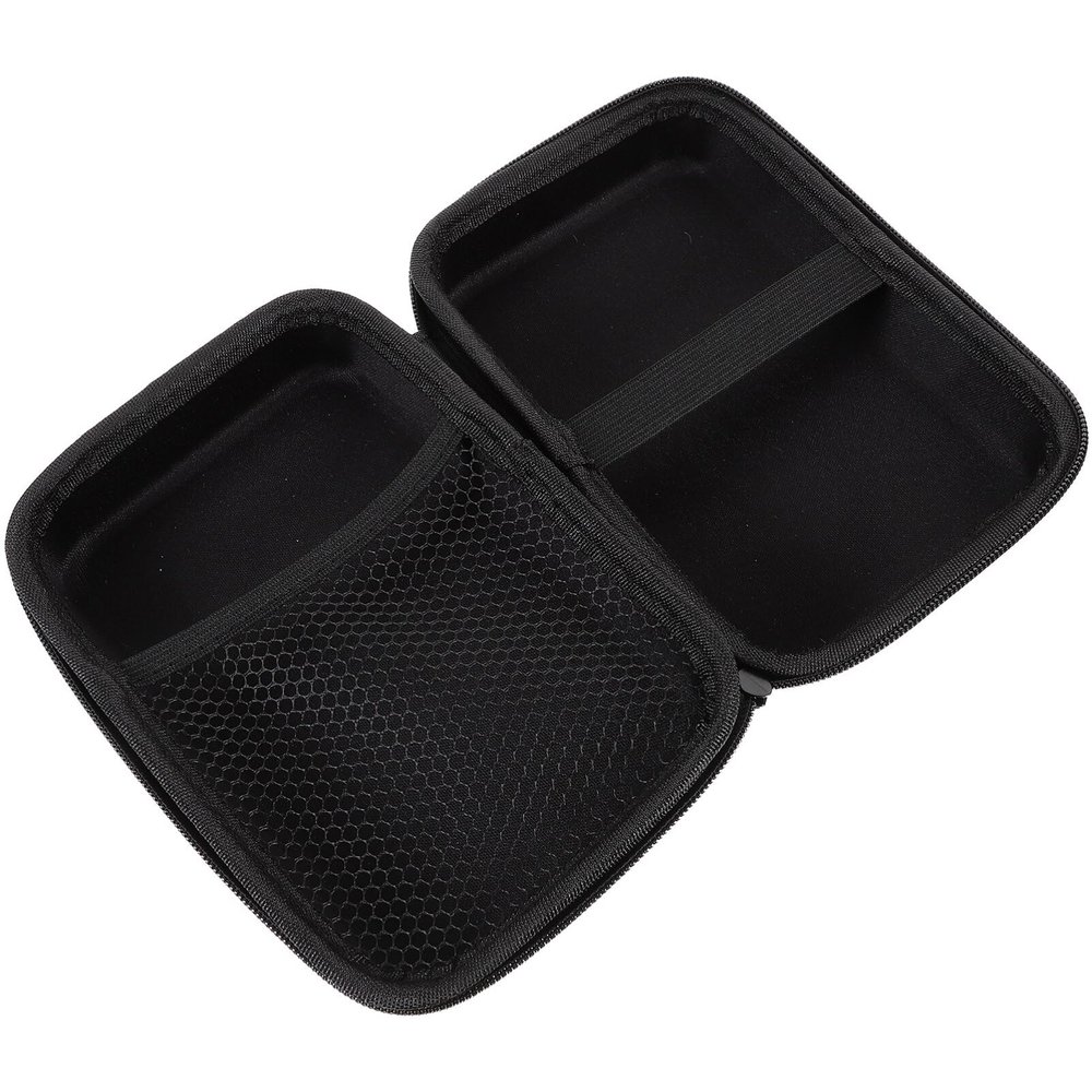 Hemobllo Recorder Carrying Case Electronic Organizer for Travel Compact Storage Bag for Digital Recorder and Cables for Business Trips and Home Use