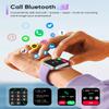 Fitpolo Smart Watches for Women Men, Alexa Built-in 1.8" Fitness Tracker Watch for Android iOS, Waterproof Activity Trackers with 100 Sports, GPS via Phone, Heart Rate Sleep SpO2 Monitor - Purple view 2