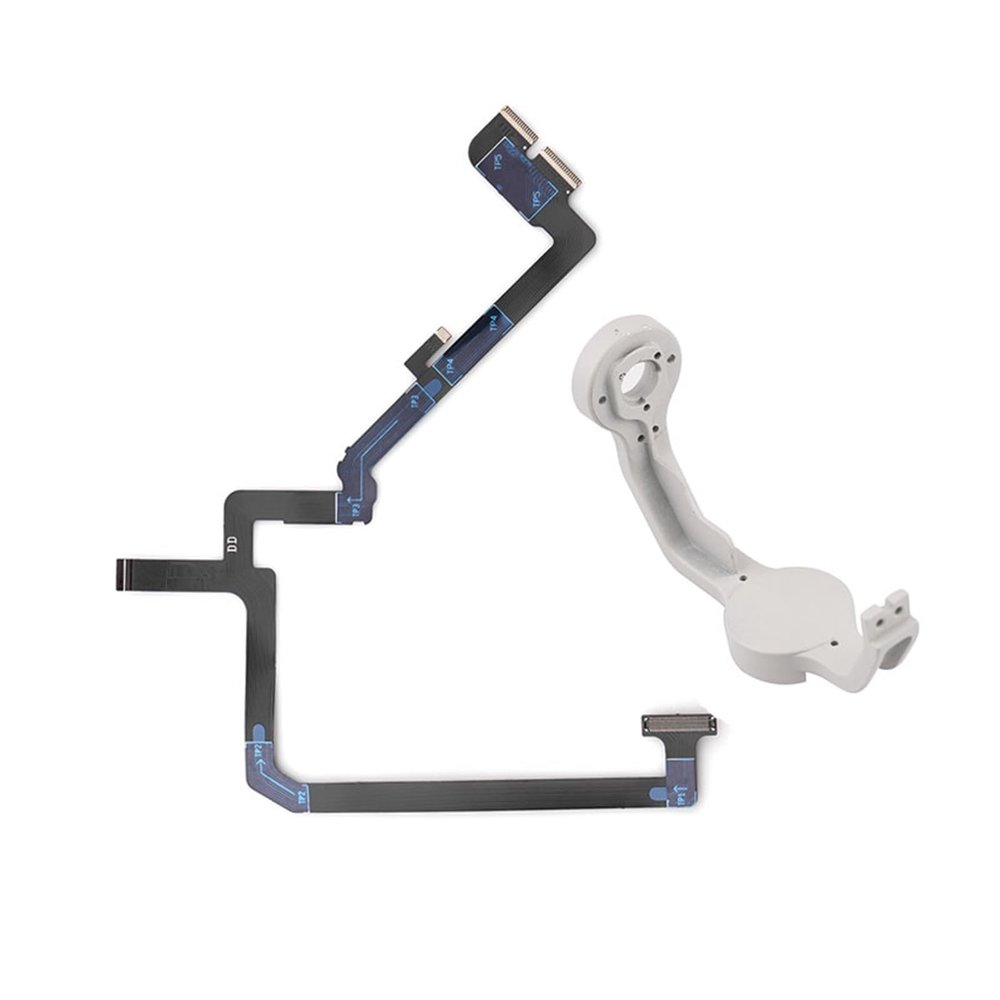 SeiZed Gimbal Yaw Arm Roll Bracket Flat Cable Flex for DJI Phantom 4 Advanced Pro Drone Camera Repairing Parts Accessories (Color : Roll Arm with Cable)