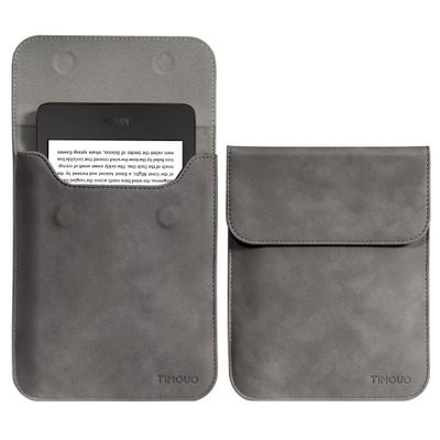 TiMOVO 6 Inch Sleeve for All E-Reader Book, 11th Generation 2024/2022, Protective Sleeve Cover Case with Pocket for Kobo Clara Colour Devices, Space Gray