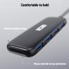ICZI USB Hub 4 Port Data Splitter Multiple USB Dongle with 4ft Extended Cable for MacBook, Mac mini, iMac, Surface Pro, XPS view 4