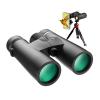 10x42 HD Binoculars for Adults High Powered with Phone Adapter, Tripod and Tripod Adapter, IPX7 Waterproof Binoculars with Clear Low Light Vision for Bird Watching Cruise Ship Travel view 1