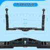 NovelGoal Dual Handle Tray Stabilizer Rig Aluminum for Underwater Camera Housing Case Diving for Hero 13 Action Camera Base Mount Bracket (Black) view 3