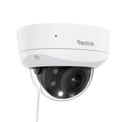 REOLINK RLC-843A - 4K PoE Security Camera with Spotlights, 5X Optical Zoom, Outdoor Camera with Color Night Vision, Two-Way Talk, Human/Vehicle/Animal Detection, IK10 Vandalproof, No PT Supported