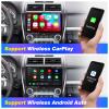 SizxNanv for Android Compatible with Wirelessly Carplay Android Auto,Car Radio Stereo Bluetooth Navigation GPS WiFi FM/AM 8 core 4GB+64GB 1280X720 Touchscreen Rear Camera for Toyota Camry 2012-2014 view 2