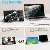 XGaming Portable Monitor 15.6 Inch 1080P FHD IPS USB-C Laptop Monitor, HDMI Computer Display w/Smart Cover & Speakers, Ultra Slim HDR Gaming External Screen for Laptop PC Phone Mac Xbox PS4 Switch view 4