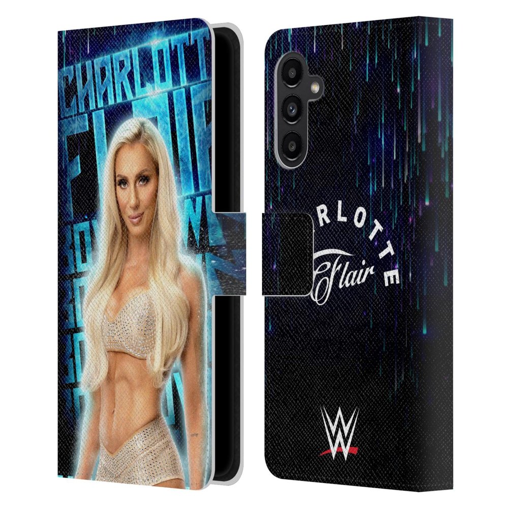 Head Case Designs Officially Licensed WWE The Queen Charlotte Flair Leather Wallet Case Compatible with Samsung Galaxy A13 5G (2021)
