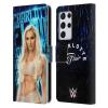 Head Case Designs Officially Licensed WWE The Queen Charlotte Flair Leather Wallet Case Compatible with Samsung Galaxy S21 Ultra 5G view 1