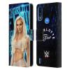 Head Case Designs Officially Licensed WWE The Queen Charlotte Flair Leather Book Wallet Case Cover Compatible with Moto E7 Power/Moto E7i Power view 1