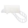 EVTSCAN Tidy and Versatile 100PCS Adhesive Cable Management Clips Adjustable and Reusable Zipper Design Strong and Durable Nylon Material - Securely Fix Cables and Wires(White) view 2