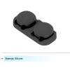 MECCANIXITY Cable Clips Cord Clips Organizer for Desk, 4 Slot Silicone Adhesive Wire Holders Cable Management for USB Cable, Black view 3