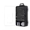 115-in-1 Magnetic Screwdrivers Set Multi-function Computer PC Mobile Phone Digital Electronic Device DIY Repair Tools (Black) view 3