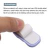 MECCANIXITY Cable Clips Cord Clips Organizer for Desk, 4 Slot Silicone Adhesive Wire Holders Cable Management for USB Cable, White view 4