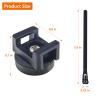 15pcs Magnetic Cable Zip Tie Base, Wire Cable Holder, Cable Ties Mount Wire Clips, Cable Management Base Organization, Multipurpose for Cable Wire Holder Clip (Black) view 2
