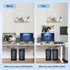 HDMI KVM Switch 8K, 2 Port KVM Switch 8K@60Hz 4K@120Hz for 2 Computer Share 1 HD Monitor and 3 USB 3.0 Devices, Including 2 HMDI 2.1 Cables & 2 USB 3.0 Cables view 4