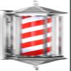 FidemM Light Traditional LED85cm LED Red White Blue Stripe Salon Equipment Rotating Illuminating Waterproof Light Outdoor Wall Lamp Decor view 1
