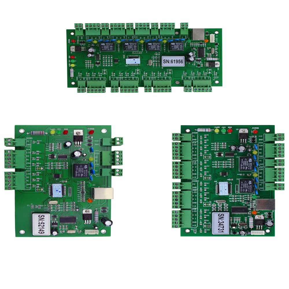 TCP IP Communication Multi-Door Control Panel Intercoms Networked Access Control System Fire Alarm Work attendance Offline Operation (Single Door Two-Way)