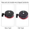 UPQRSG Camera Pan Base, Aluminum Alloy Panoramic Dance Party Red Background Model with Tripodhead Bubble Degree and 3/8 Inch Screw for Travel and Work view 2