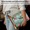 EDGFRTOIO for Galaxy Tab S8 2022 Case/Galaxy Tab S7 Tablet Case 2020 11", Slim Folio Stand Multi-Angle Auto Sleep/Wake Leather Cover for Samsung Galaxy Tab S8 11 Inch, Hummingbird Pink Flowers view 3