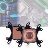 Efficient Heat Dissipation, Computer PC CPU Water Cooling Block Liquid Cooler 50mm Copper Base for, Wide Compatibility, Keep Your Computer view 2
