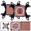 Efficient Heat Dissipation, Computer PC CPU Water Cooling Block Liquid Cooler 50mm Copper Base for, Wide Compatibility, Keep Your Computer view 3
