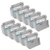 KCMYTONER 10 Pack Compatible for Brother P-Touch M Tape M231 MK231 M-K231 M-K231S 1/2 inch 12mm 0.47'' White Label Tape for PT-M95 PT-70BM PT-90 PT-85 PT-65 PT-45 Label Maker Refills view 1