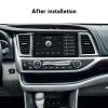 10.1" 2+32GB Touch Screen Android 12 Car Radio for Toyota Highlander 3 XU50 2013-2018 2018 No Screen Stereo Dash Kit Built-in Car-Play Android Auto GPS Navigation,Support FM/SWC/Rear View view 2
