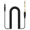 Zosvoses ATH M50X Cable Compatible with Audio Technica ATH-M50X, ATH-M40X, ATH-M60X, ATH-M70X Headphones, Coiled Audio Cable with 6.35mm Adapter, 5-10ft view 1