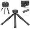 UPQRSG Mini Tripod, Aluminum Alloy Sturdy Robust Adjusted in Height Camera Tripod, Flexible 313Cm Webcam Stand, for Cameras, Sports Cameras[Black] view 2