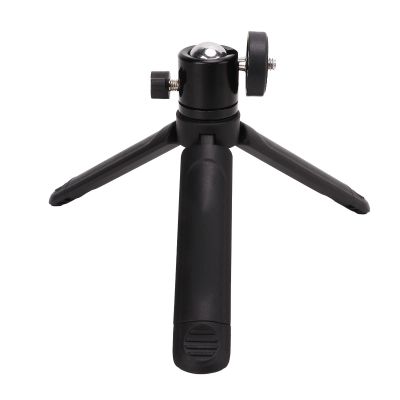 Mini Tripod, Aluminum Alloy Retractable Inner Hollow Camera Tripod, Portable Bottom Rubber Pad Selfie Stick Tripod, for Live Stream, Outdoor Indoor