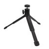 Mini Tripod, Aluminum Alloy Retractable Inner Hollow Camera Tripod, Portable Bottom Rubber Pad Selfie Stick Tripod, for Live Stream, Outdoor Indoor view 2
