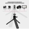 Mini Tripod, Aluminum Alloy Retractable Inner Hollow Camera Tripod, Portable Bottom Rubber Pad Selfie Stick Tripod, for Live Stream, Outdoor Indoor view 4