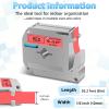 KCMYTONER 3 Pack Compatible for Brother P-Touch M Tape M431 MK431 M-K431 M-K431S 1/2 inch 12mm 0.47'' Red Label Tape for PT-80 PT-80SCCP PT-85 PT-90 PT-M95 PT-70SR Label Maker Refills view 3