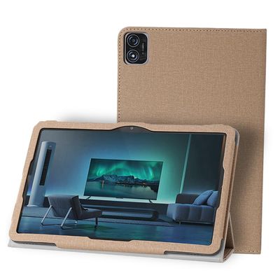 AIJAKO Tablet Case for TECLAST T40S Tablet PC 10.4 Inch, Premium PU Leather Folio Folding Stand Protective Tablet Case Cover with Auto Wake/Sleep for TECLAST T40S Tablet PC 10.4 Inch, Gold