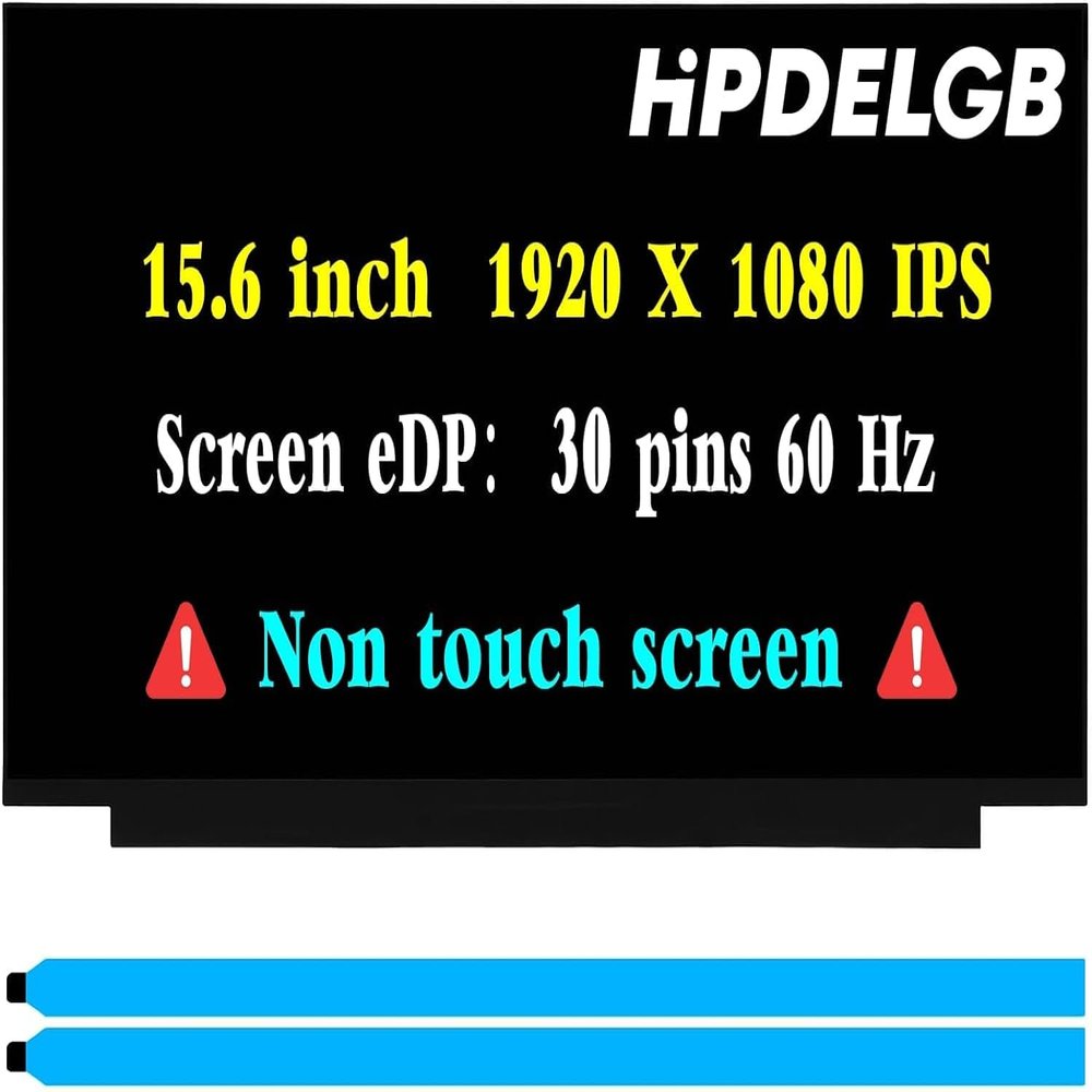 HPDELGB Replacement for Asus Vivobook X512JA LCD Non-Touch Screen 30 Pin