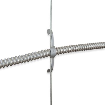 Prime Cable Management Conduit Cable Support Clip to Ceiling Wire, Threaded Rod & Flanges. Heavy Duty Spring Steel Clip / 100 Pack
