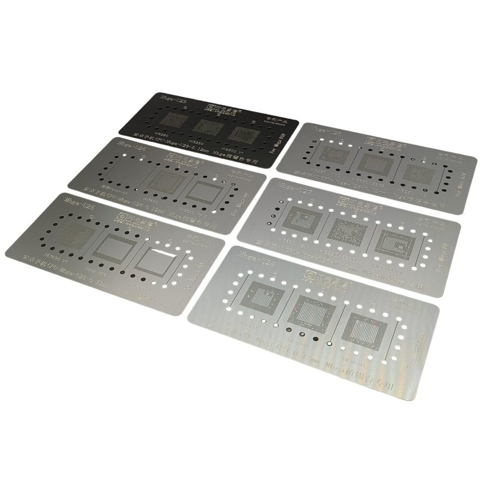 Compatible With Huawei CPU MBGA 6-In-1 Stencil Set Mbga-U24 To Mbga-U29
