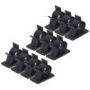 MECCANIXITY 30Pcs Adhesive Cable Management Clip PE Cord Clamps 13-16mm Adjustable for USB Cords Mouse Cables Network Cable view 1