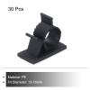 MECCANIXITY 30Pcs Adhesive Cable Management Clip PE Cord Clamps 13-16mm Adjustable for USB Cords Mouse Cables Network Cable view 3