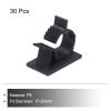 MECCANIXITY 30Pcs Adhesive Cable Management Clip PE Cord Clamps 17-20mm Adjustable for USB Cords Mouse Cables Network Cable Black view 3