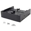 2.5/3.5 HDD/SSD to 5.25 Floppy Drive Bay Mounting Bracket, Fits 6 x 2.5 HDD/SSD or 2 x 2.5 HDD/SSD + 1 x 3.5 HDD, Supports 7mm - 15mm 2.5 HDD view 1