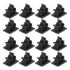 MECCANIXITY 30Pcs Adhesive Cable Management Clip PE Cord Clamps 8-10mm Adjustable for USB Cords Mouse Cables Network Cable view 1