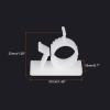 MECCANIXITY 50Pcs Adhesive Cable Management Clip PE Cord Clamps 13-16mm Adjustable for USB Cords Mouse Cables Network Cable White view 2