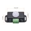 MECCANIXITY 12V 24V PIR Sensor LED Motion Sensor Adjustable PIR Probe for LED Light Strip Black view 2