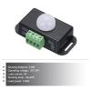 MECCANIXITY 12V 24V PIR Sensor LED Motion Sensor Adjustable PIR Probe for LED Light Strip Black view 3