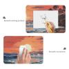 Stitched Edge, Non-Slip Rubber Base Beach Sunset Printed Mouse Pad 35.5 x 16 Inch, Ideal for Gamers & Office Work view 3